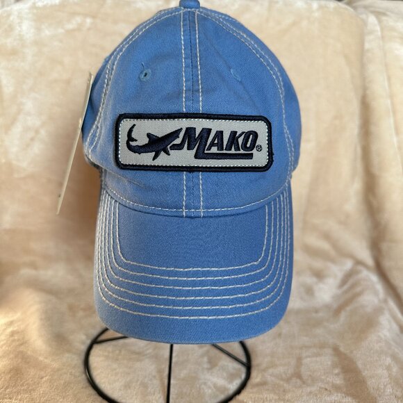 Mako Other - Mako Boats Officially Licensed Shark Logo Embroidered Patch Adjustable Cap Hat